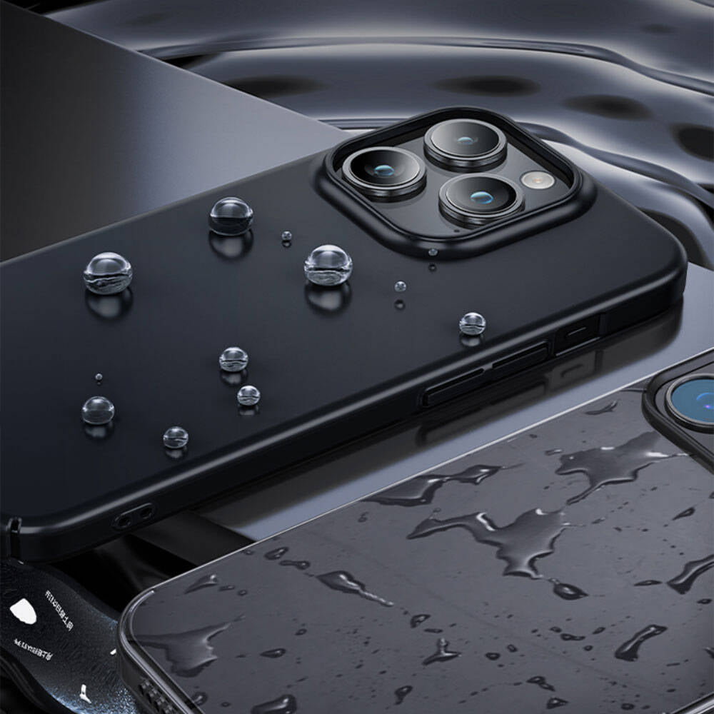 iPhone 15 Pro Max Kılıf Benks Ultra İnce PC Kılıf Gri