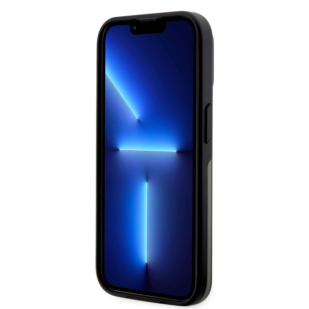 iPhone 15 Pro Max Kılıf BMW Orjinal Lisanslı Magsafe Şarj Özellikli IML Baskı Logolu Buzlu Mat Kılıf Mavi
