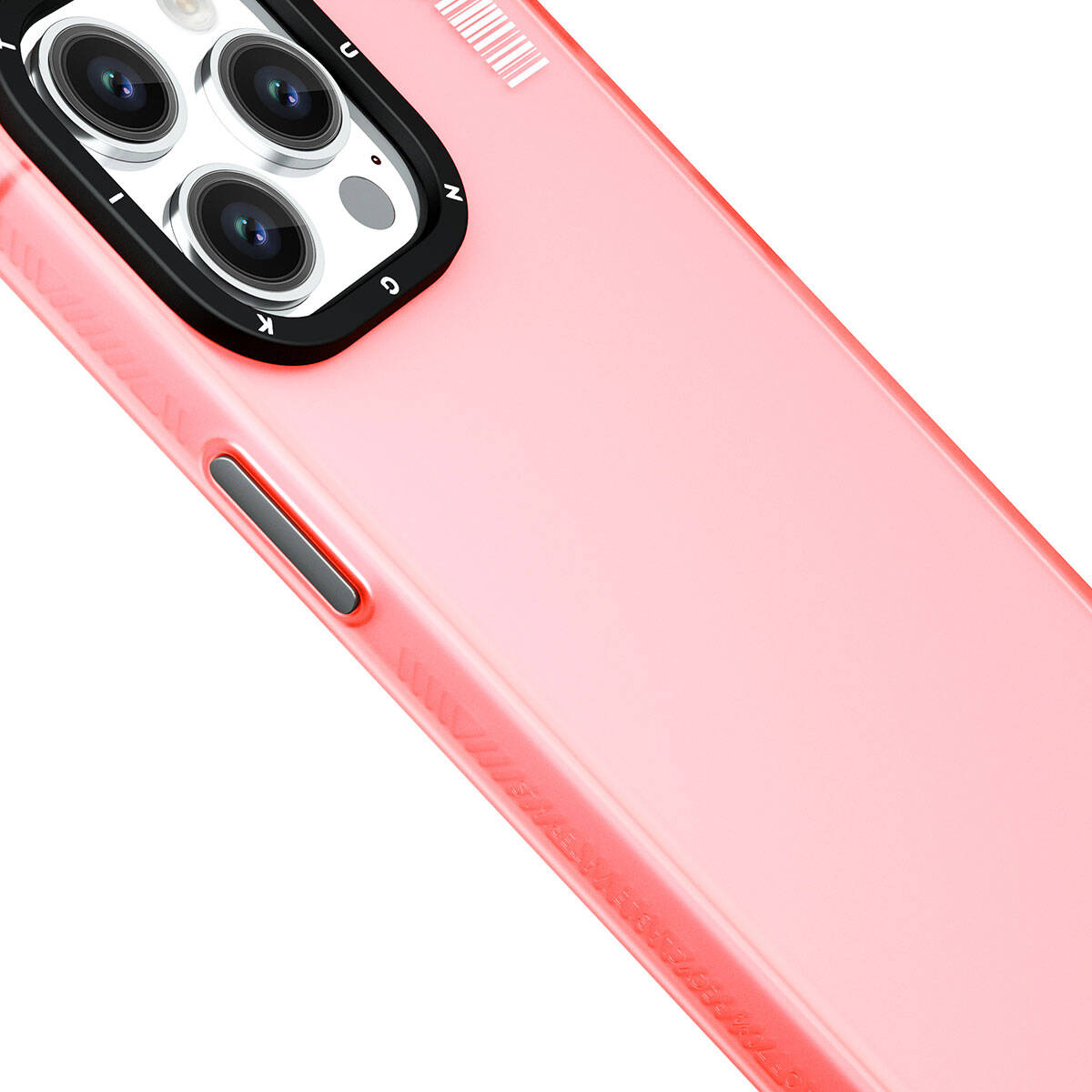 iPhone 15 Pro Max Kılıf Buzlu Mat Tasarım Youngkit Hidden Sand Serisi Kılıf Gri