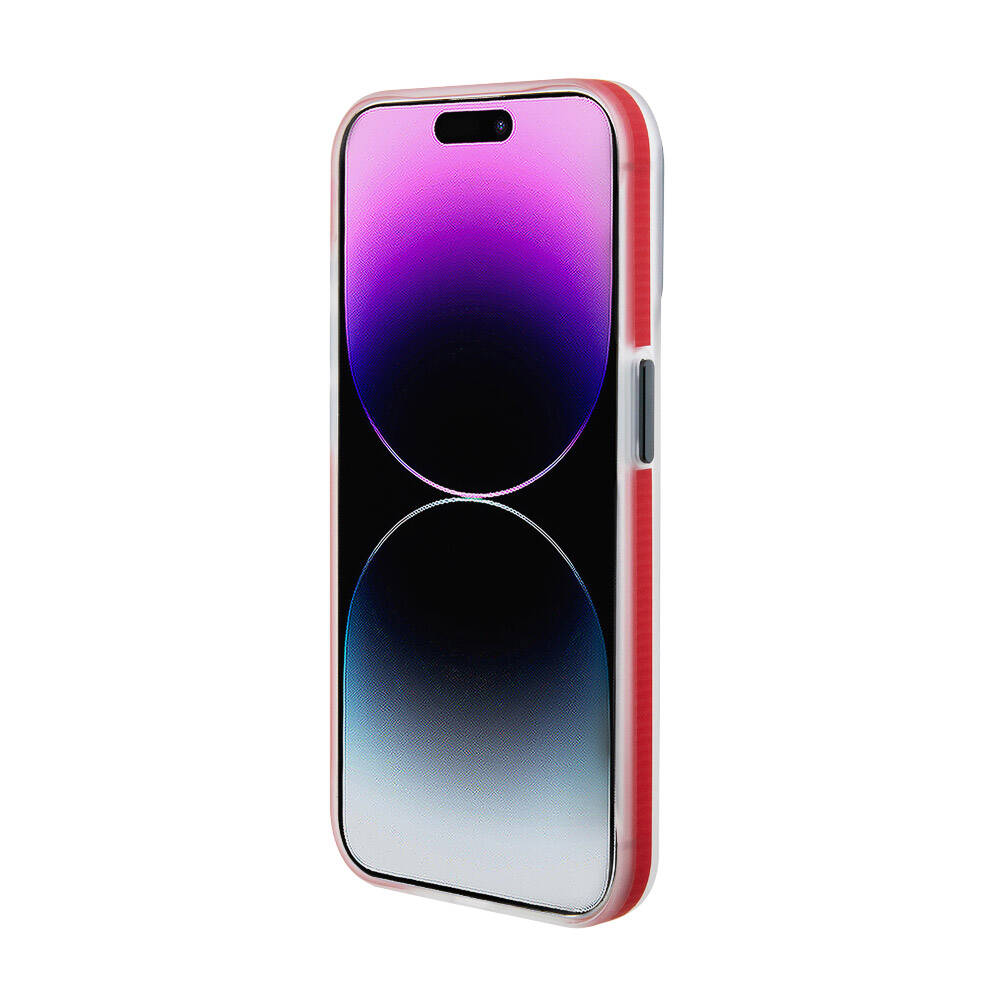 iPhone 15 Pro Max Kılıf Ferrari Orjinal Lisanslı Magsafe Şarj Özellikli Kontrast Bumper SF Ring Kılıf Kırmızı