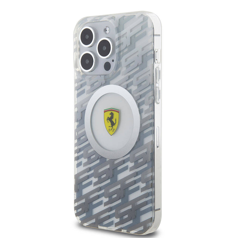iPhone 15 Pro Max Kılıf Ferrari Orjinal Lisanslı Magsafe Şarj Özellikli Multi SF Kılıf Sarı