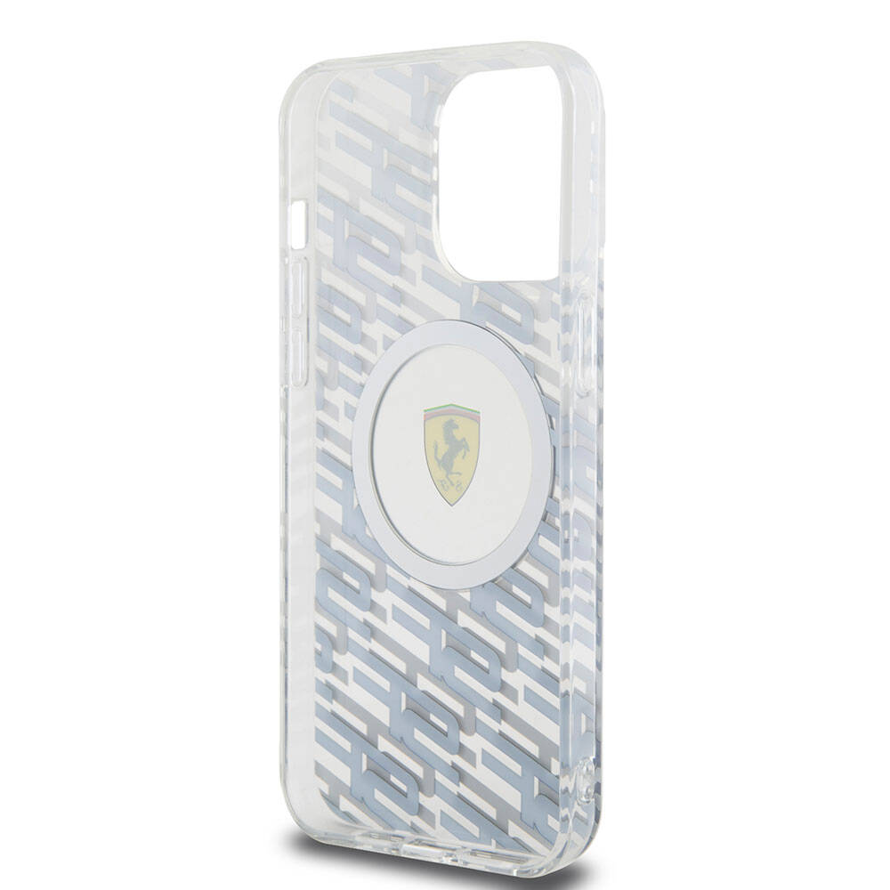 iPhone 15 Pro Max Kılıf Ferrari Orjinal Lisanslı Magsafe Şarj Özellikli Multi SF Kılıf Sarı