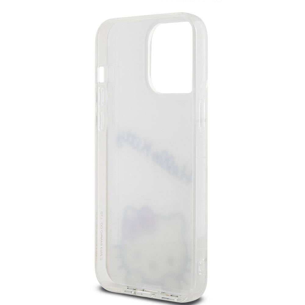 iPhone 15 Pro Max Kılıf Hello Kitty Orjinal Lisanslı Askılı Yazı ve İkonik Logolu Daydreaming Kılıf Pembe