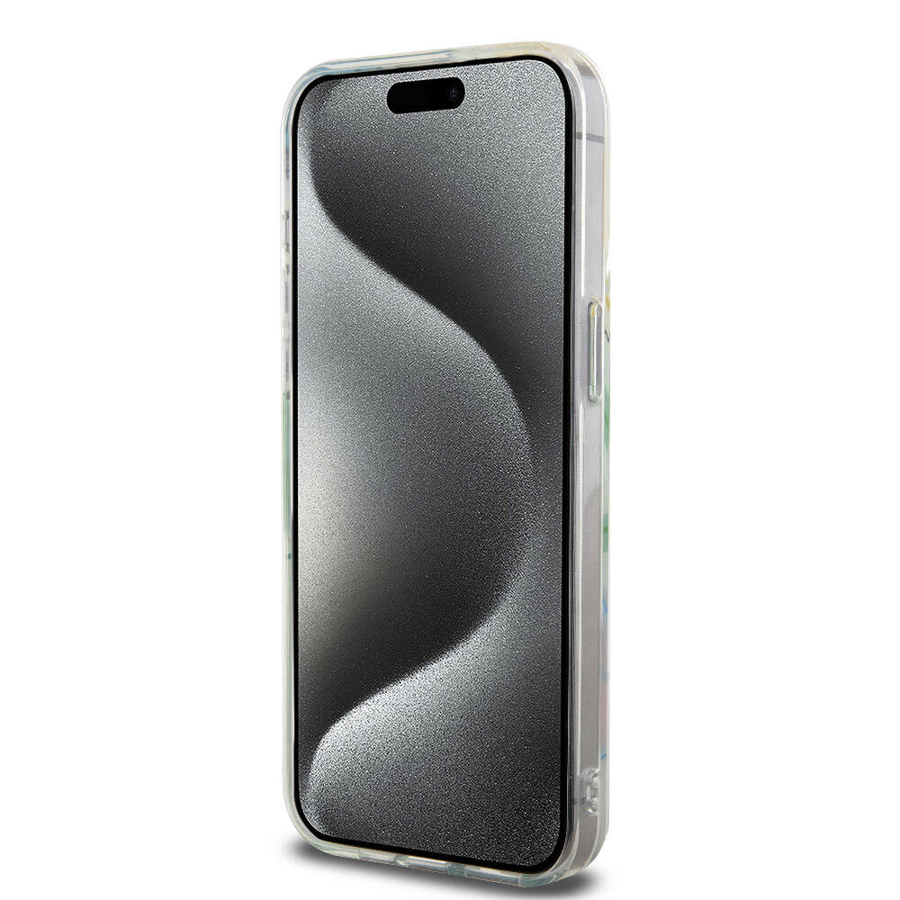 iPhone 15 Pro Max Kılıf Lacoste Orjinal Lisanslı Magsafe Şarj Özellikli Çift Katmanlı Yamalar Desenli Kılıf Yeşil