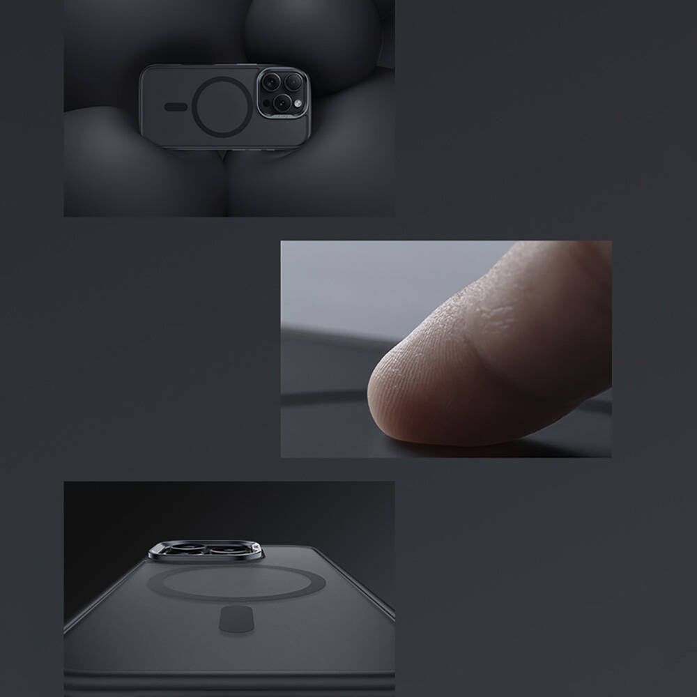 iPhone 16 Kılıf Magsafe Şarj Özellikli Benks Mist Protective Kılıf Siyah