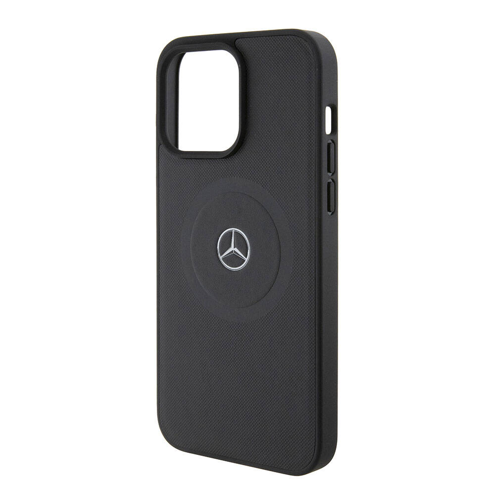 Mercedes Benz Orjinal Lisanslı Magsafe Şarj Özellikli Pike Desenli Baskı Logolu Deri Kapak - enzaksesuar