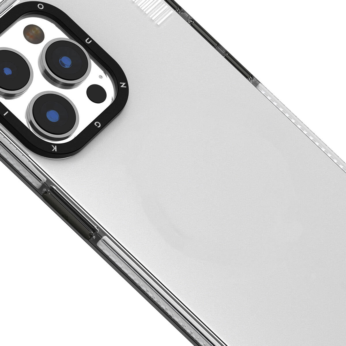 iPhone 15 Pro Max Kılıf Pürüzsüz Düz Arka Yüzey YoungKit Crystal Color Serisi Kılıf Pembe