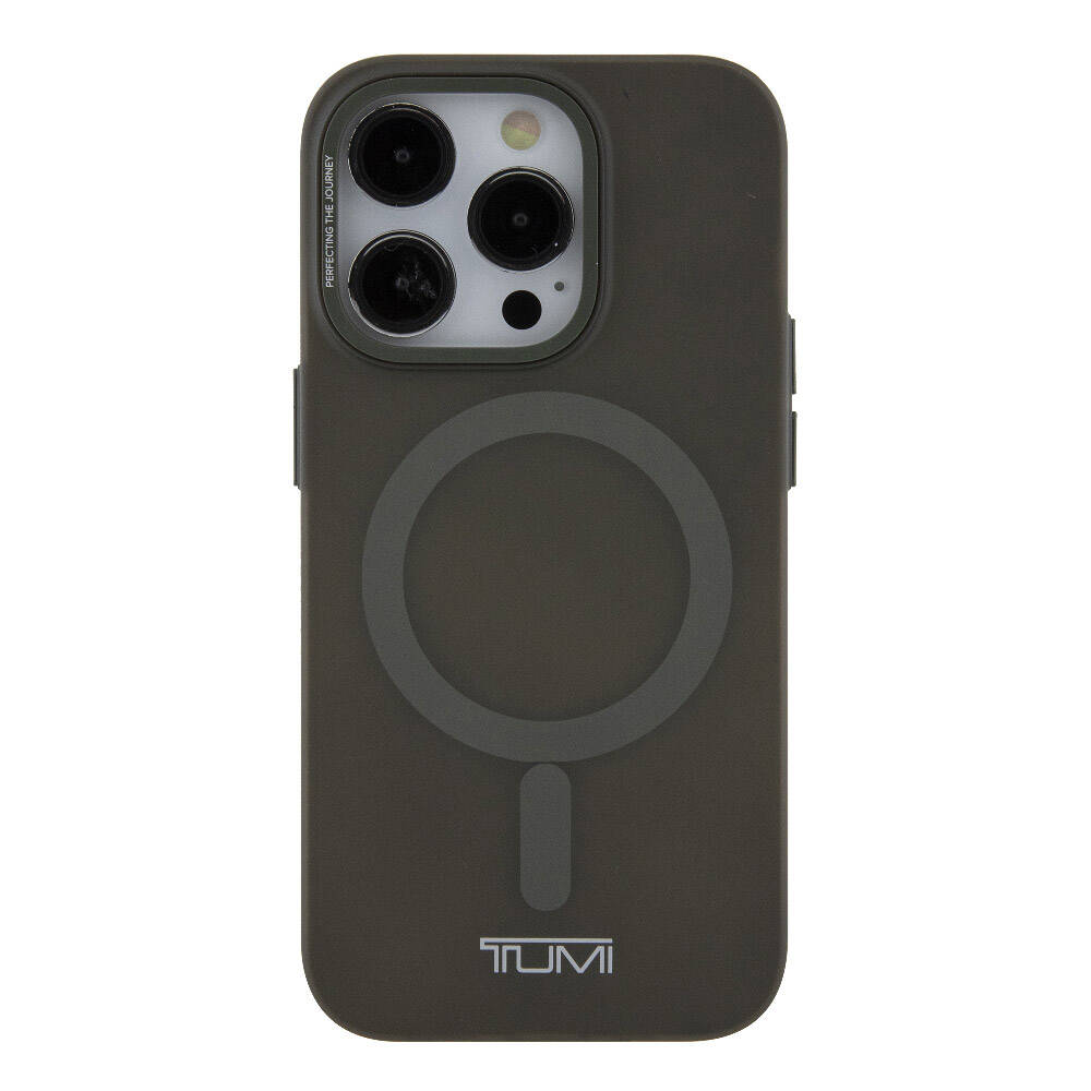 iPhone 15 Pro Max Kılıf TUMI Orjinal Lisanslı Magsafe Şarj Özellikli Buzlu Mat Kılıf Olive