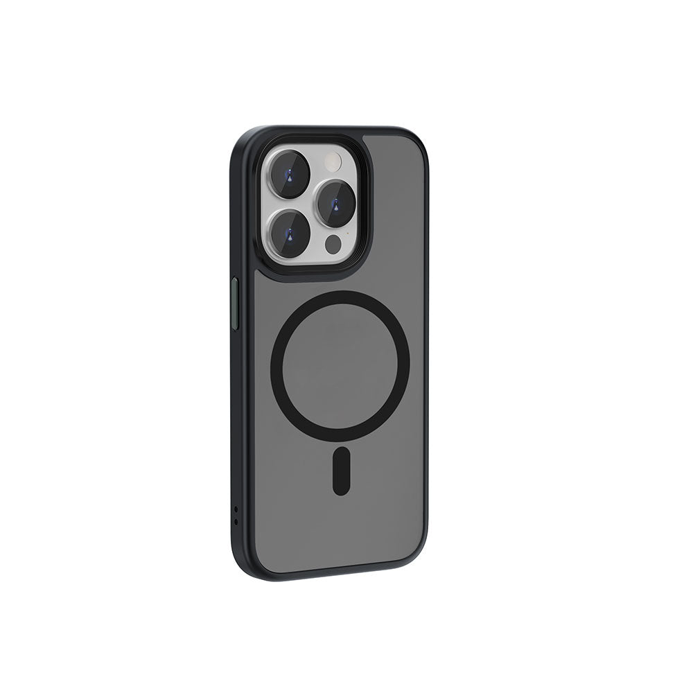 iPhone 15 Pro Max Kılıf Wiwu FGG-011 Magsafe Şarj Özellikli Kamera Korumalı Kılıf Siyah