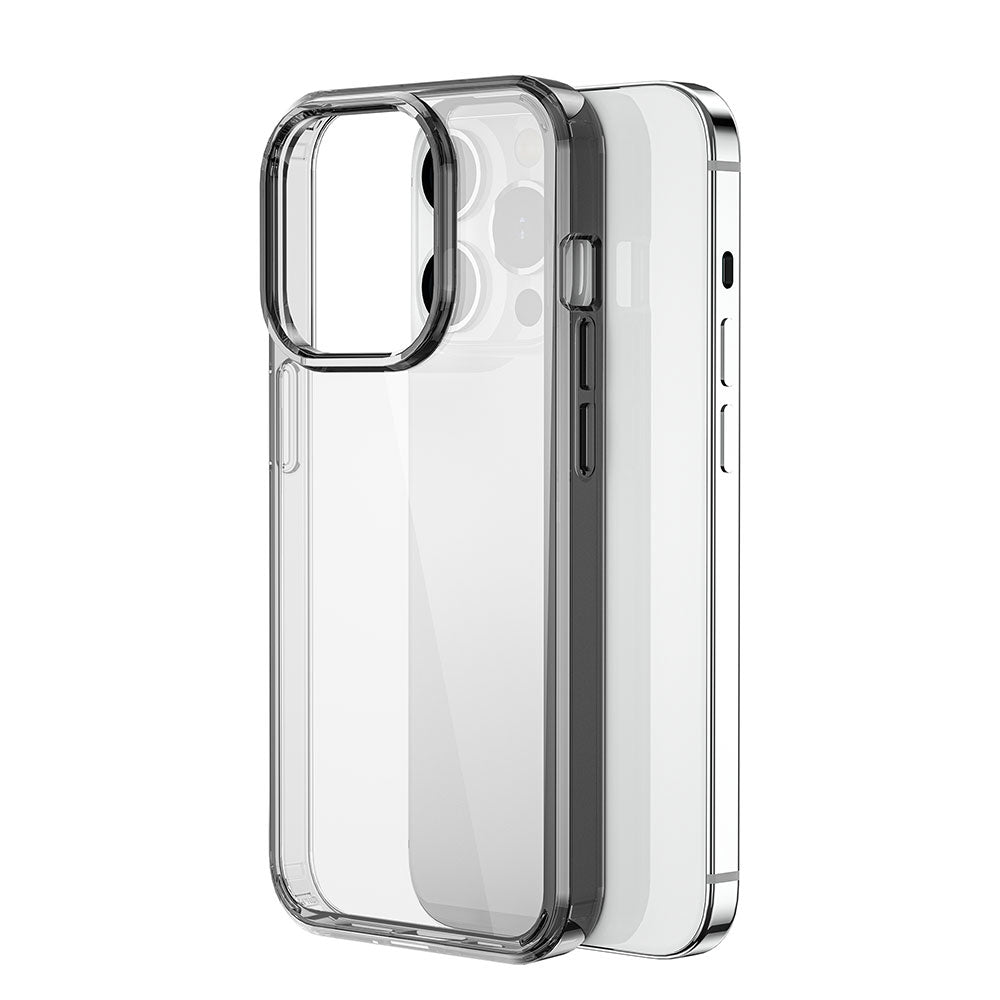 iPhone 15 Pro Max Kılıf Wiwu MCC-101 Magnetic Crystal Sert PC Kılıf Siyah