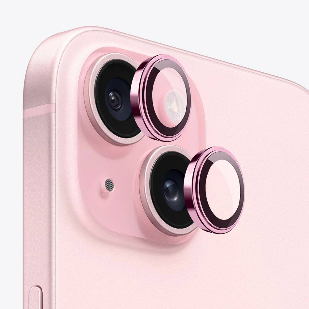 iPhone 15 Wiwu Lens Guard Metal Kamera Lens Koruyucu Pembe