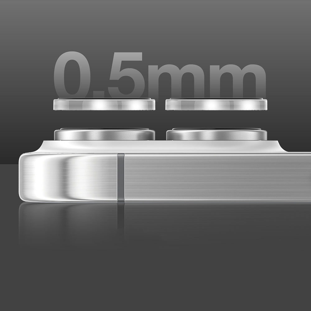 Apple iPhone 16 Amazingthing HD Safir Kamera Lens Koruyucu Şeffaf