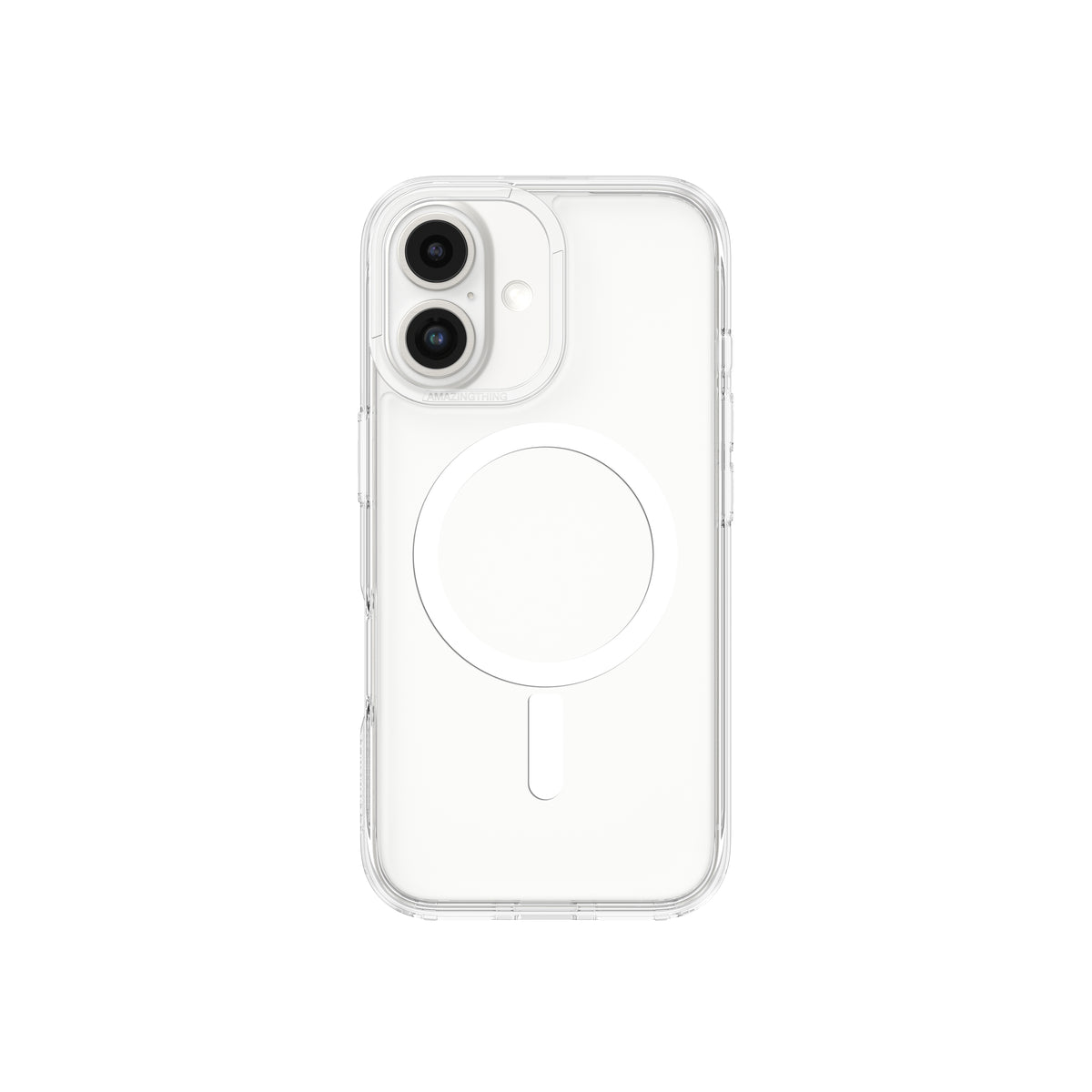 Apple iPhone 16 Kılıf M-safe Şarj Özellikli Amazingthing Minimal Serisi Kapak Şeffaf