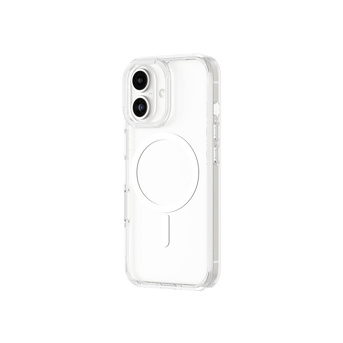 Apple iPhone 16 Kılıf M-safe Şarj Özellikli Amazingthing Minimal Serisi Kapak Şeffaf