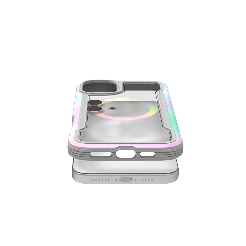 iPhone 16 Kılıf Magsafe Şarj Özellikli Airbagli Raptic Shield 2.0 Serisi Şeffaf Arka Yüzey Kılıf Turkuaz