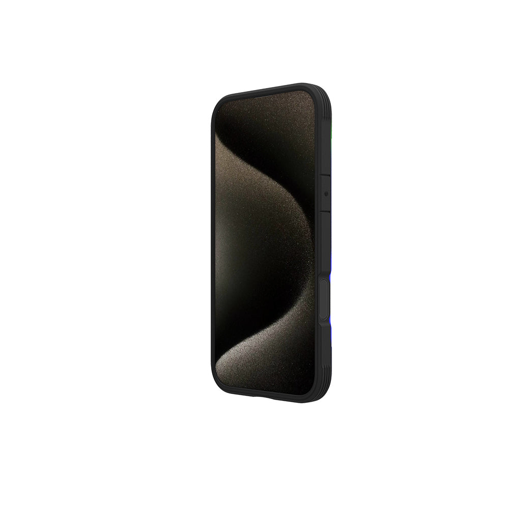 iPhone 16 Kılıf Magsafe Şarj Özellikli Airbagli Raptic Shield 2.0 Serisi Şeffaf Arka Yüzey Kılıf Beyaz