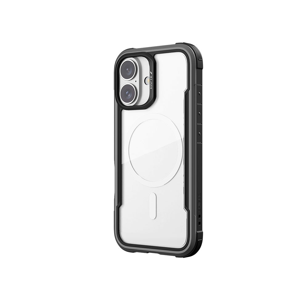 iPhone 16 Kılıf Magsafe Şarj Özellikli Airbagli Raptic Shield Serisi Şeffaf Arka Yüzey Kılıf Colorful