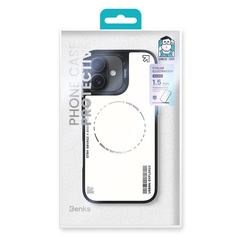 iPhone 16 Kılıf Magsafe Şarj Özellikli Benks Dynamic Basis Kılıf Siyah
