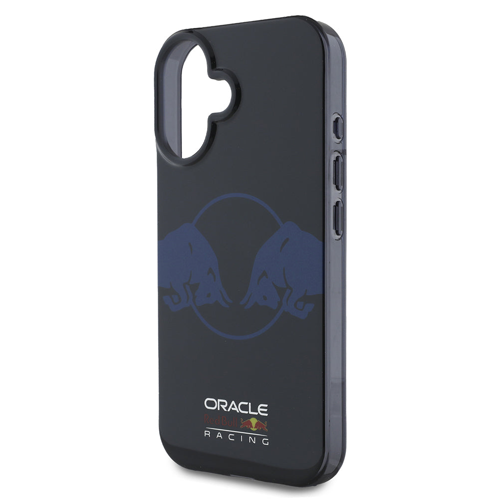 Apple iPhone 16 Kılıf Redbull Orjinal Lisanslı M-safe Şarj Özellikli IML Çift Boğa Baskılı Sert PC Kapak Lacivert