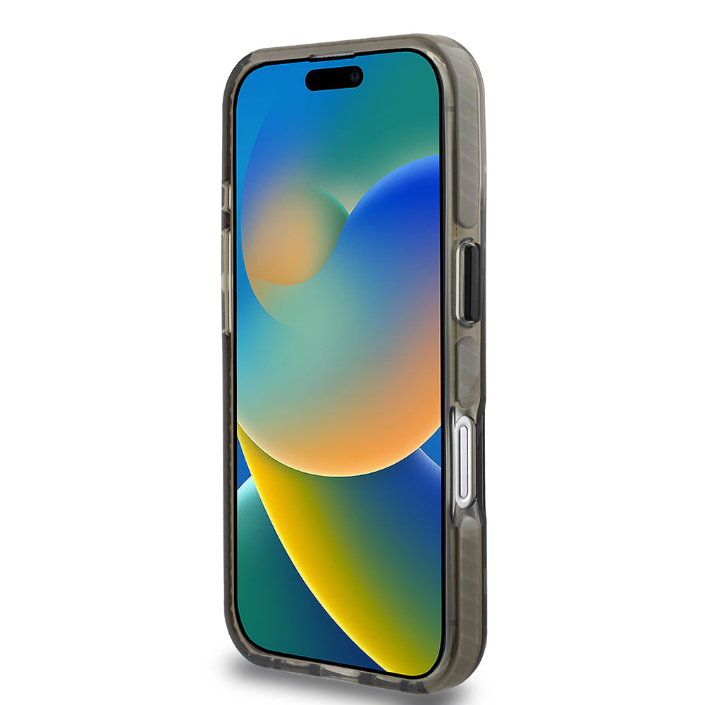 iPhone 16 Kılıf TUMI Orjinal Lisanslı Magsafe Şarj Özellikli Airbagli Transparan Kılıf Haki