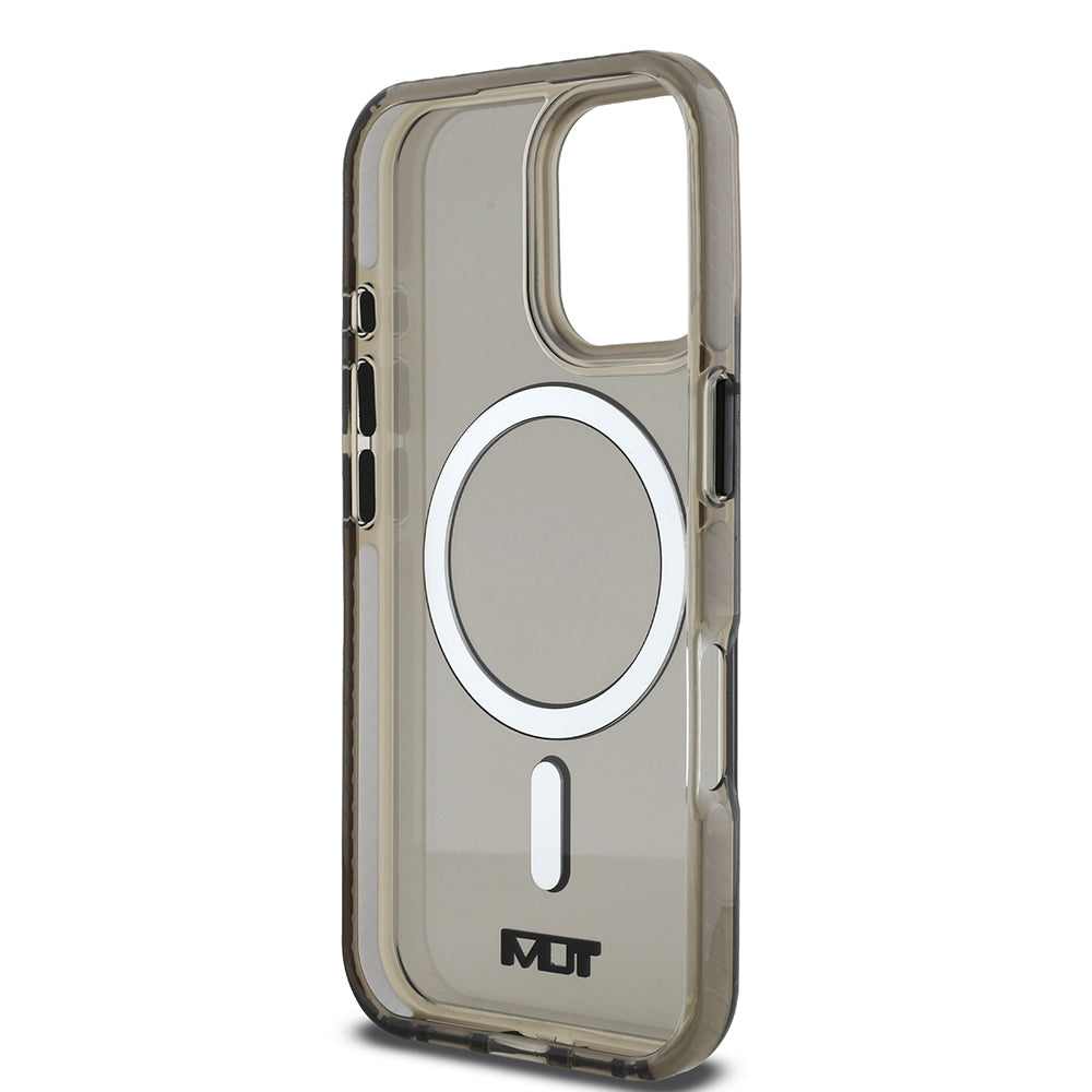 iPhone 16 Kılıf TUMI Orjinal Lisanslı Magsafe Şarj Özellikli Airbagli Transparan Kılıf Haki