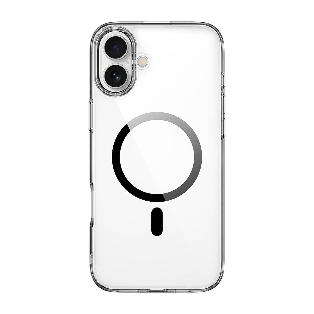 iPhone 16 Kılıf Wiwu MCC-101 iShield Pro Serisi Magsafe Şarj Özellikli Crystal Sert PC Kılıf Siyah