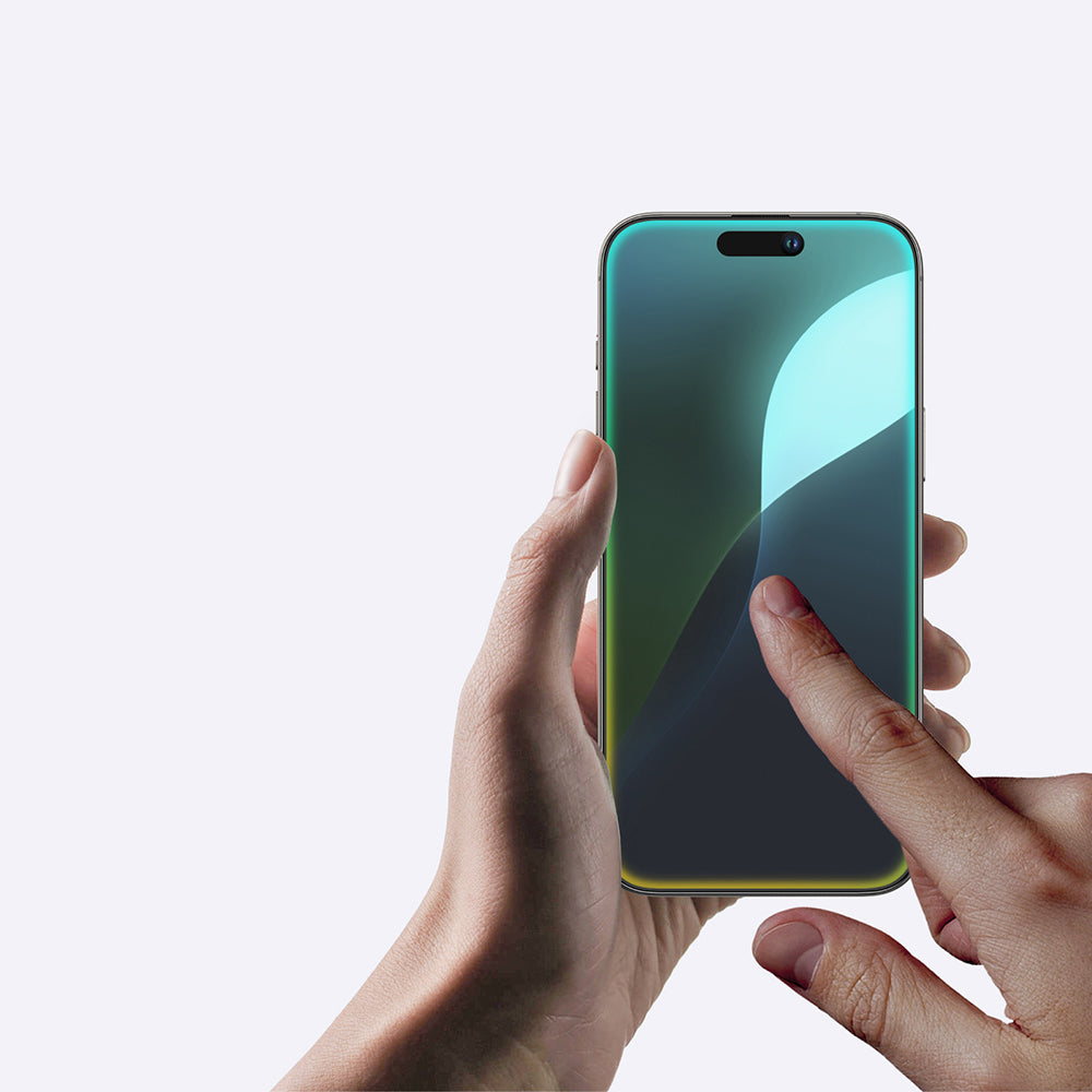 Apple iPhone 16 Plus Amazingthing Titan Mat Parmak İzi Bırakmayan Temperli Cam Ekran Koruyucu Siyah