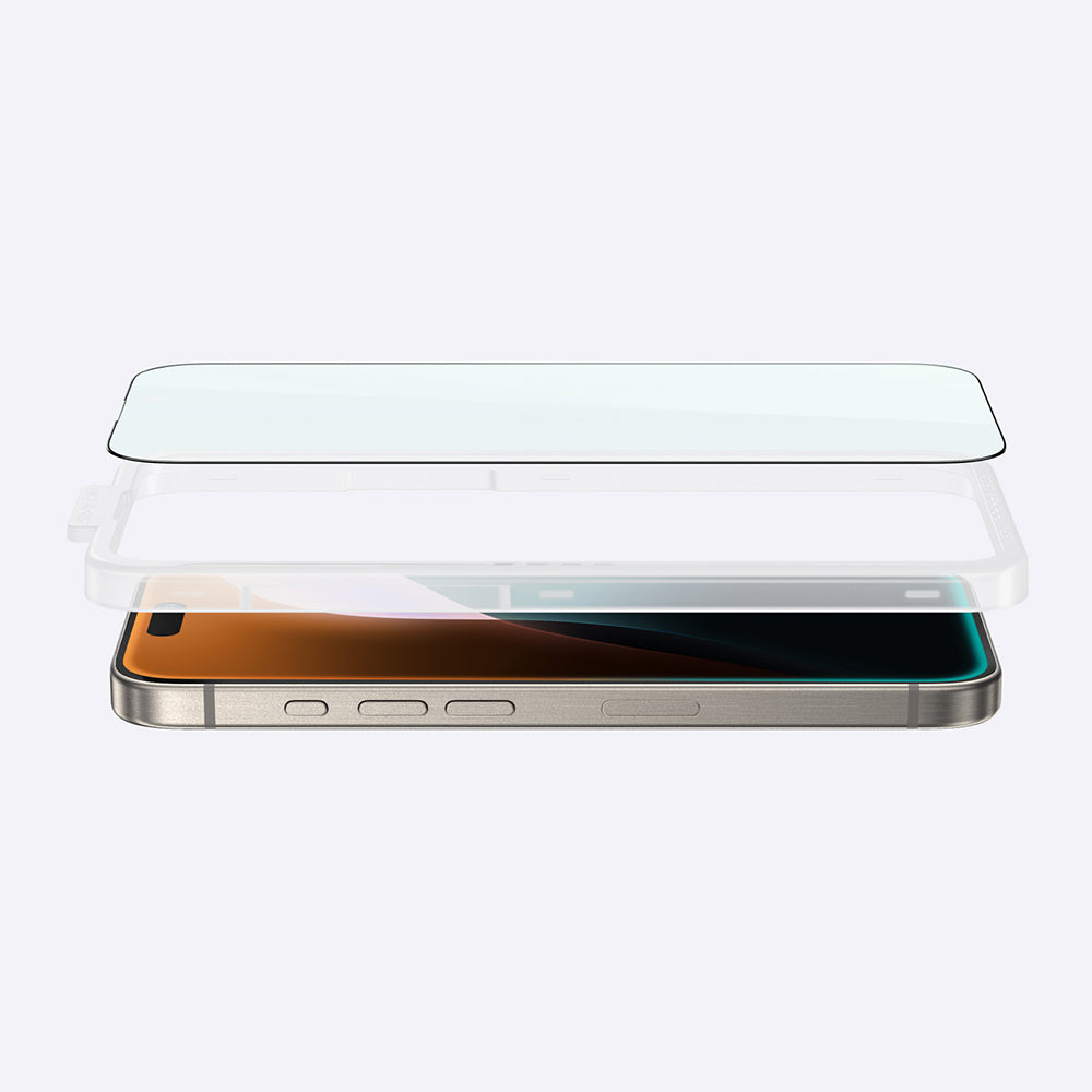 Apple iPhone 16 Plus Amazingthing Titan Max Parmak İzi Bırakmayan Temperli Cam Ekran Koruyucu Siyah