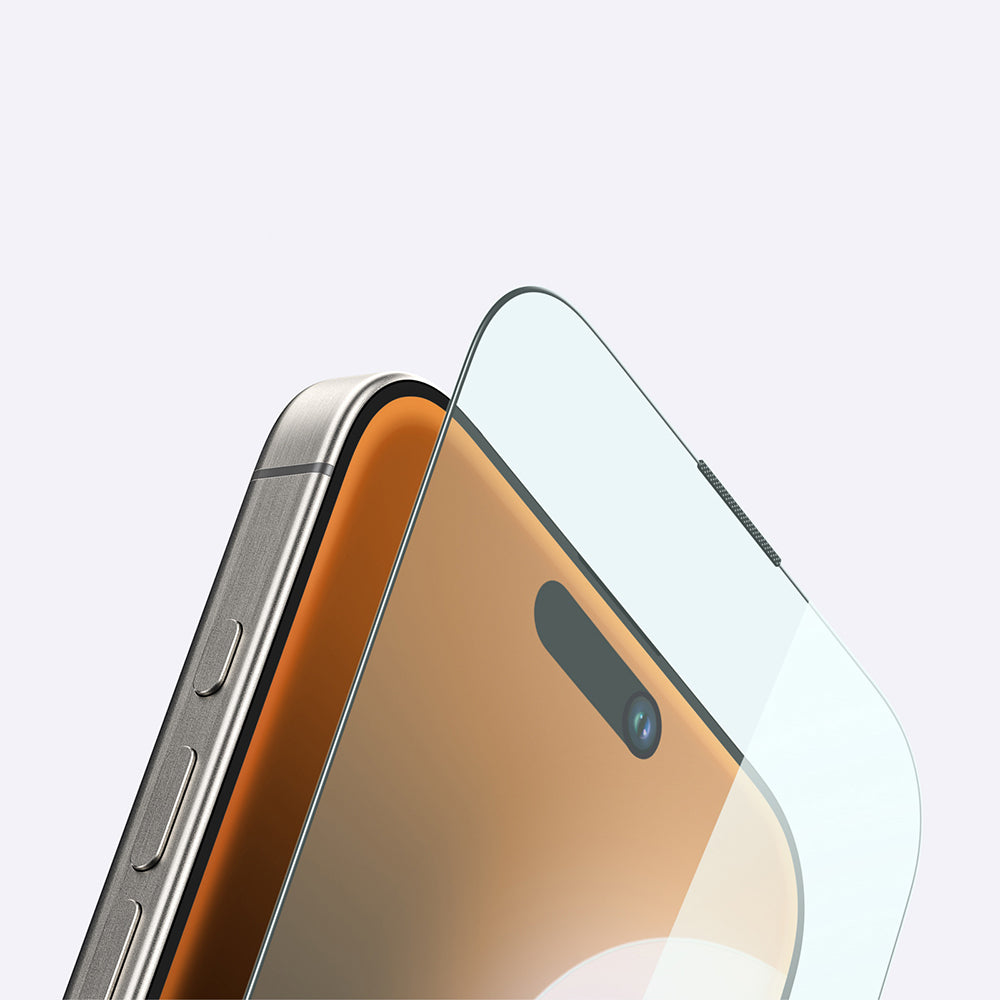Apple iPhone 16 Plus Amazingthing Titan Max Parmak İzi Bırakmayan Temperli Cam Ekran Koruyucu Siyah