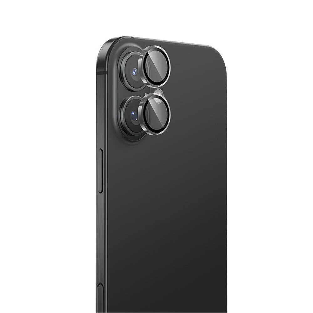 iPhone 16 Plus Benks AR Glass Warrior Transparan Premium Cam Kamera Lens Koruyucu Şeffaf