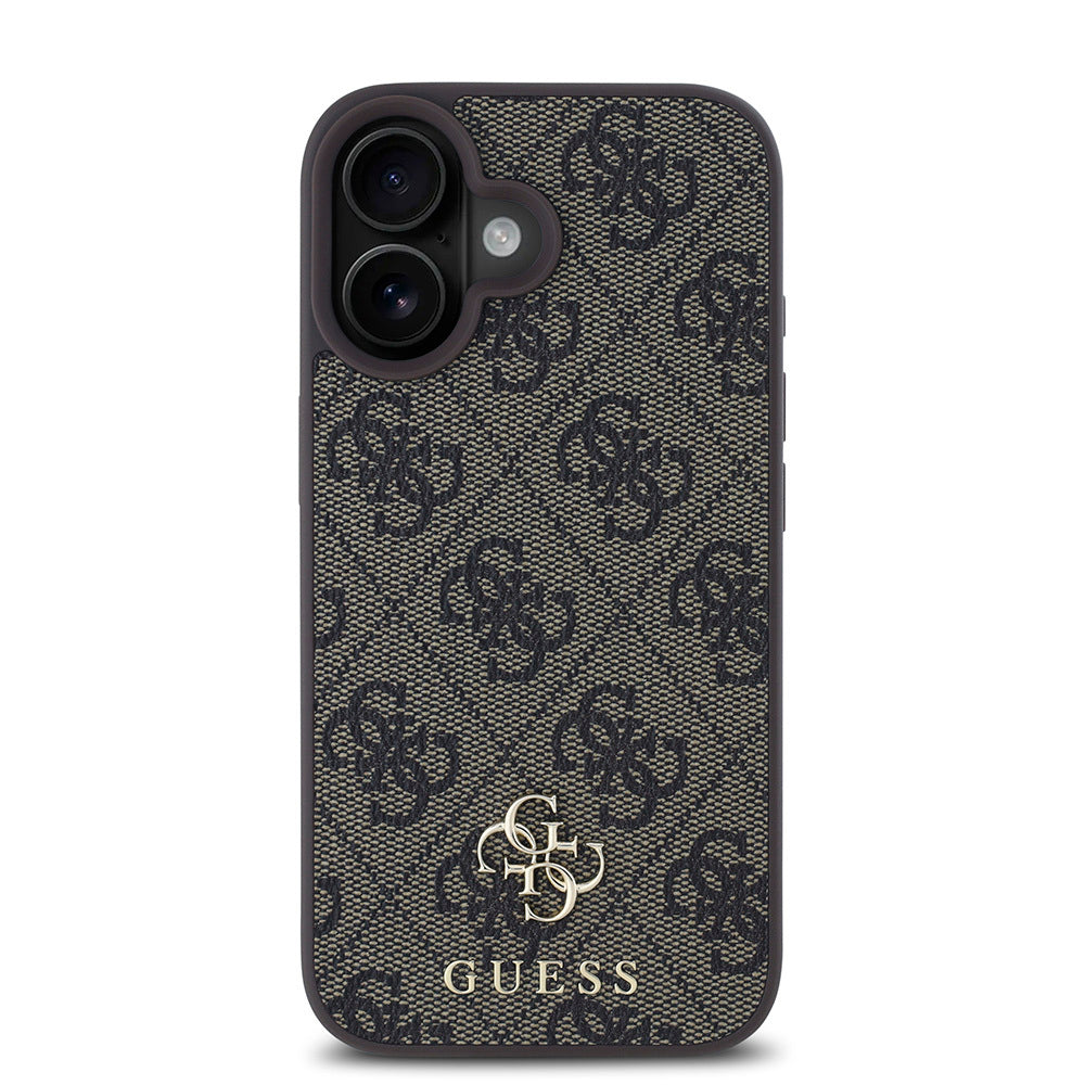 Apple iPhone 16 Plus Kılıf Guess Orjinal Lisanslı Magsafe Şarj Özellikli Small 4G Classic Kapak Pembe