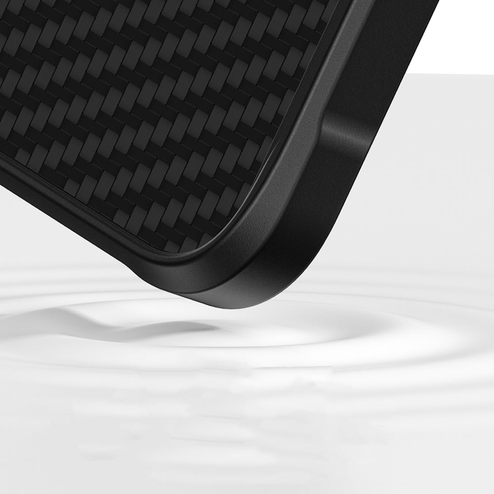 iPhone 16 Plus Kılıf Magsafe Şarj Özellikli 1500D Aramid Fiber Amazingthing Titan Max Serisi Kılıf Siyah