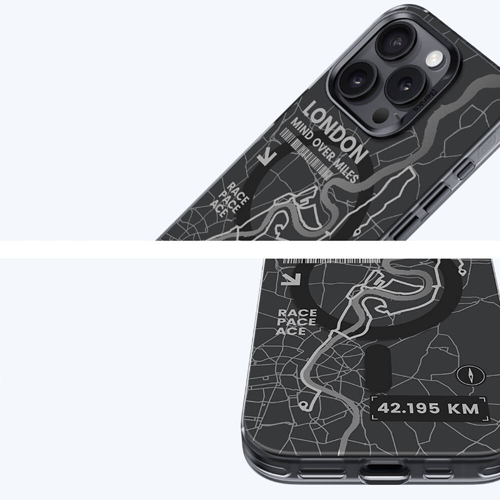 iPhone 16 Plus Kılıf Magsafe Şarj Özellikli Benks City Serisi Kılıf Siyah