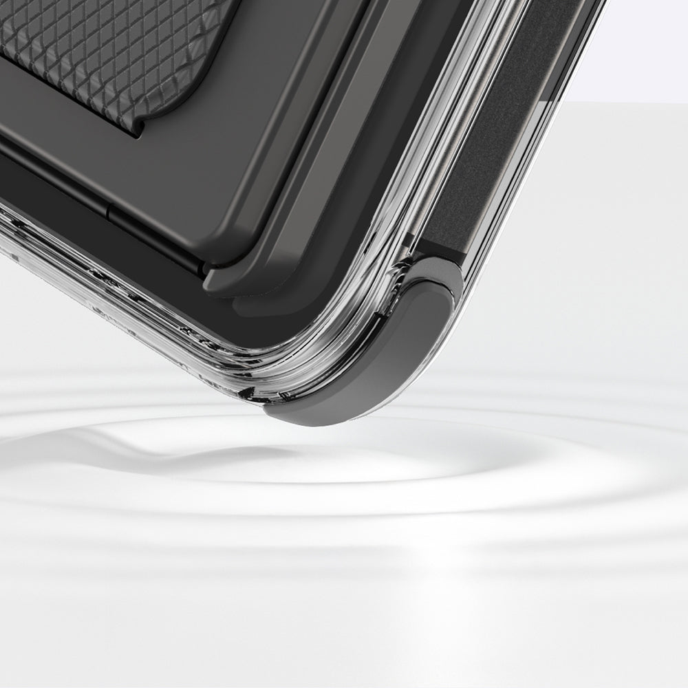 iPhone 16 Plus Kılıf Magsafe Şarj Özellikli Standlı Kartlıklı Set Amazingthing Omni Adventure Serisi Kılıf Siyah