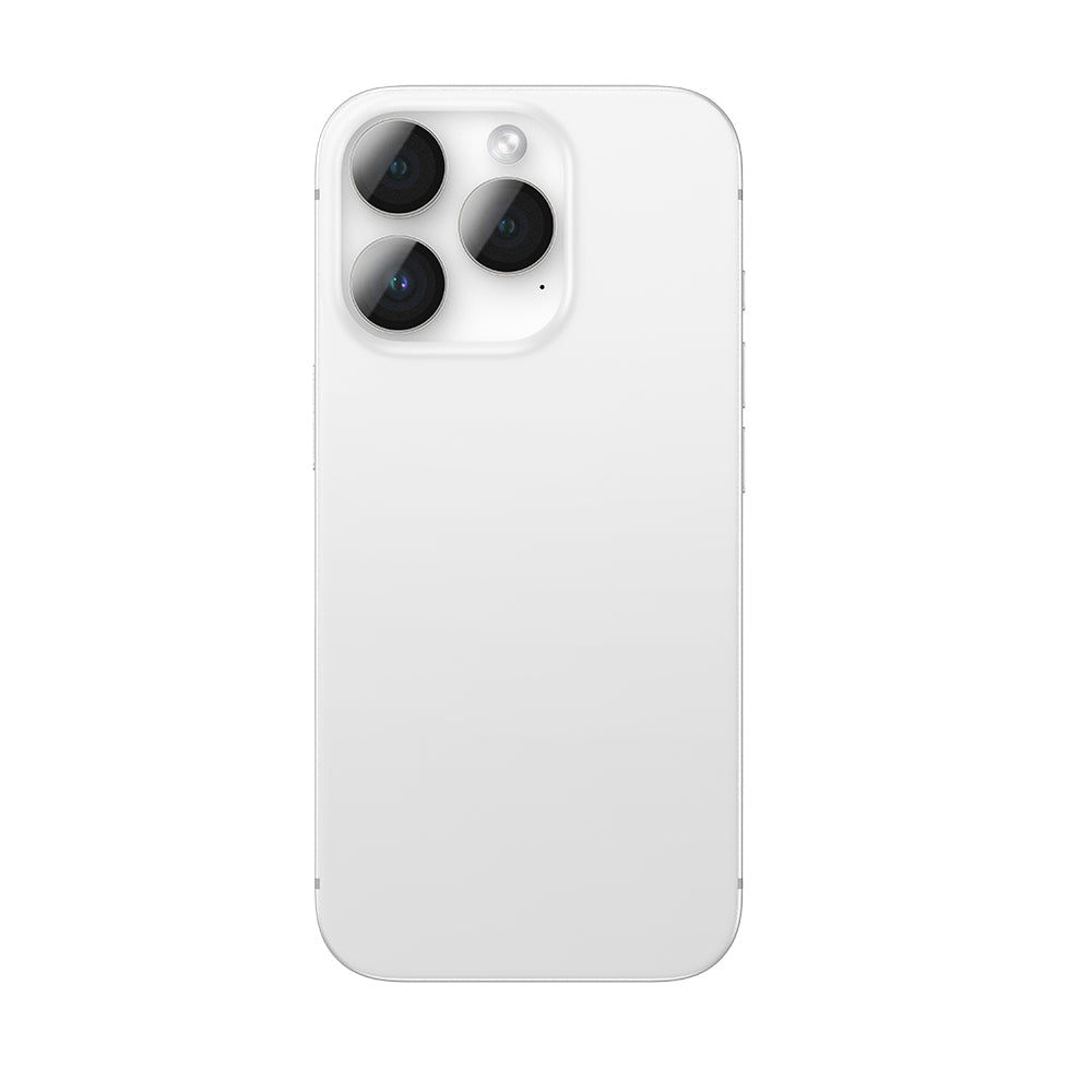 Apple iPhone 16 Pro Amazingthing Anti Reflective Kamera Lens Koruyucu + Kolay Uygulama Aparatlı Gümüş