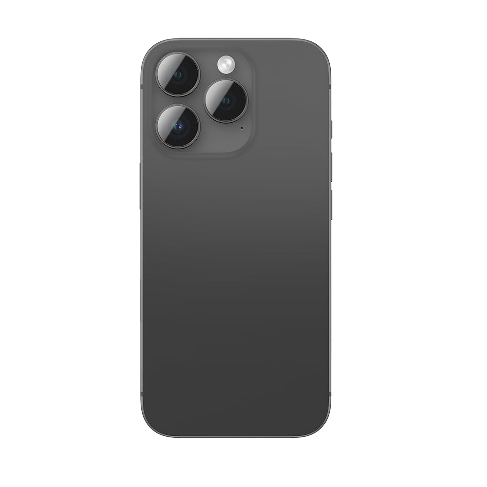 Apple iPhone 16 Pro Amazingthing Anti Reflective Kamera Lens Koruyucu + Kolay Uygulama Aparatlı Gümüş