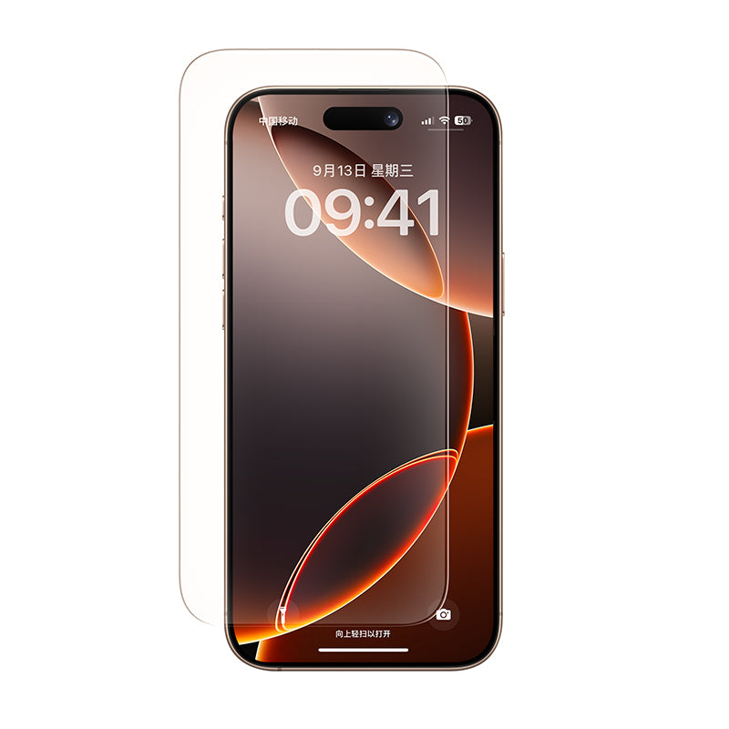 iPhone 16 Pro Benks 0.3mm InvisiWarrior Ekranı Tam Kaplayan Full Şeffaf Ekran Koruyucu Şeffaf