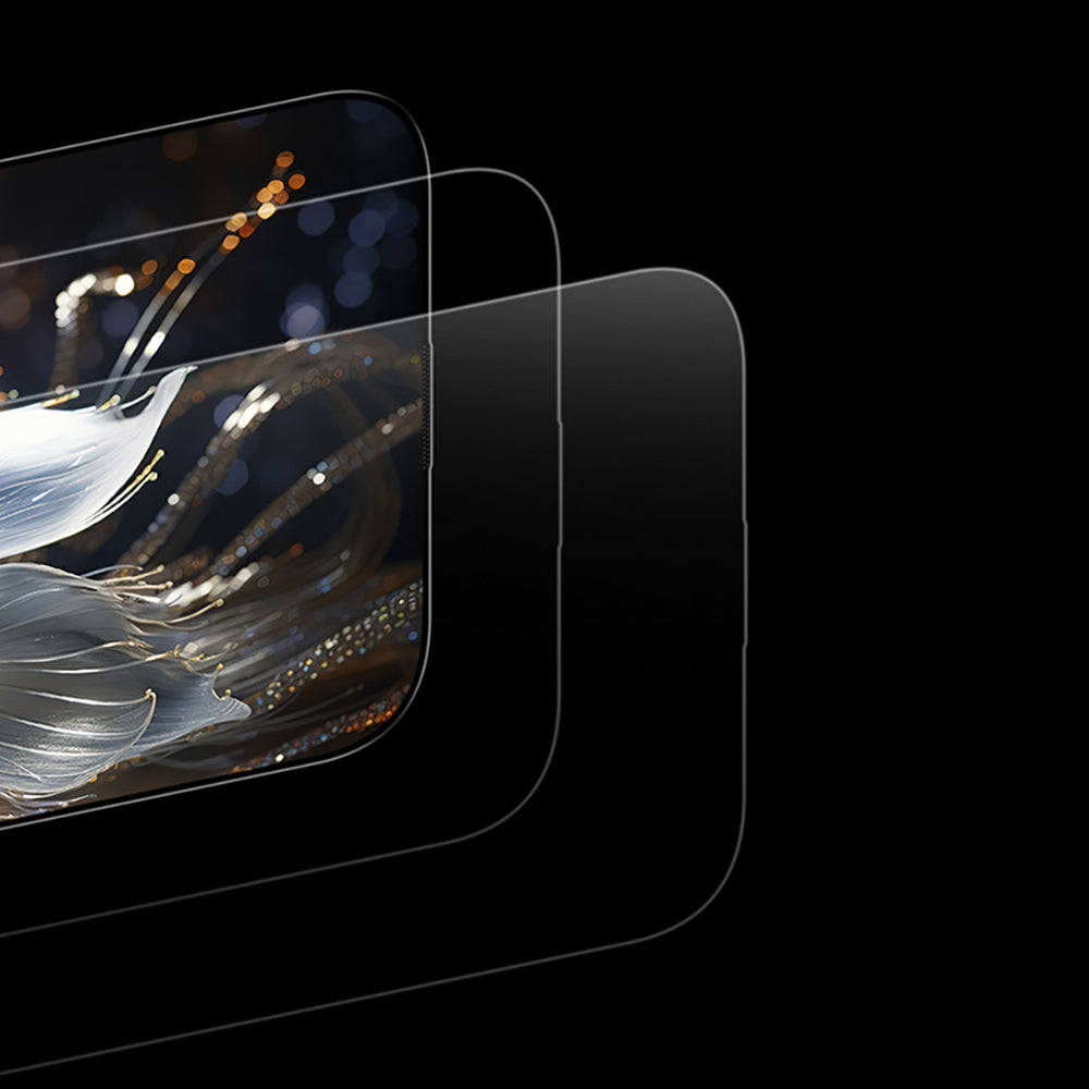 Apple iPhone 16 Pro Benks Glass Warrior 2.0 AR-EZFita Cam Ekran Koruyucu + Kolay Uygulama Aparatı Şeffaf
