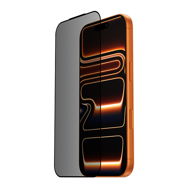 Apple iPhone 16 Pro Benks Glass Warrior 2.0 EZFita Privacy Hayalet Cam Ekran Koruyucu + Kolay Uygulama Aparatı Siyah