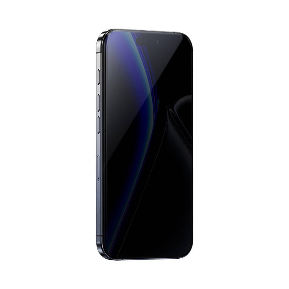 iPhone 16 Pro Benks Glass Warrior Privacy HD Cam Ekran Koruyucu 10'lu Paket Siyah