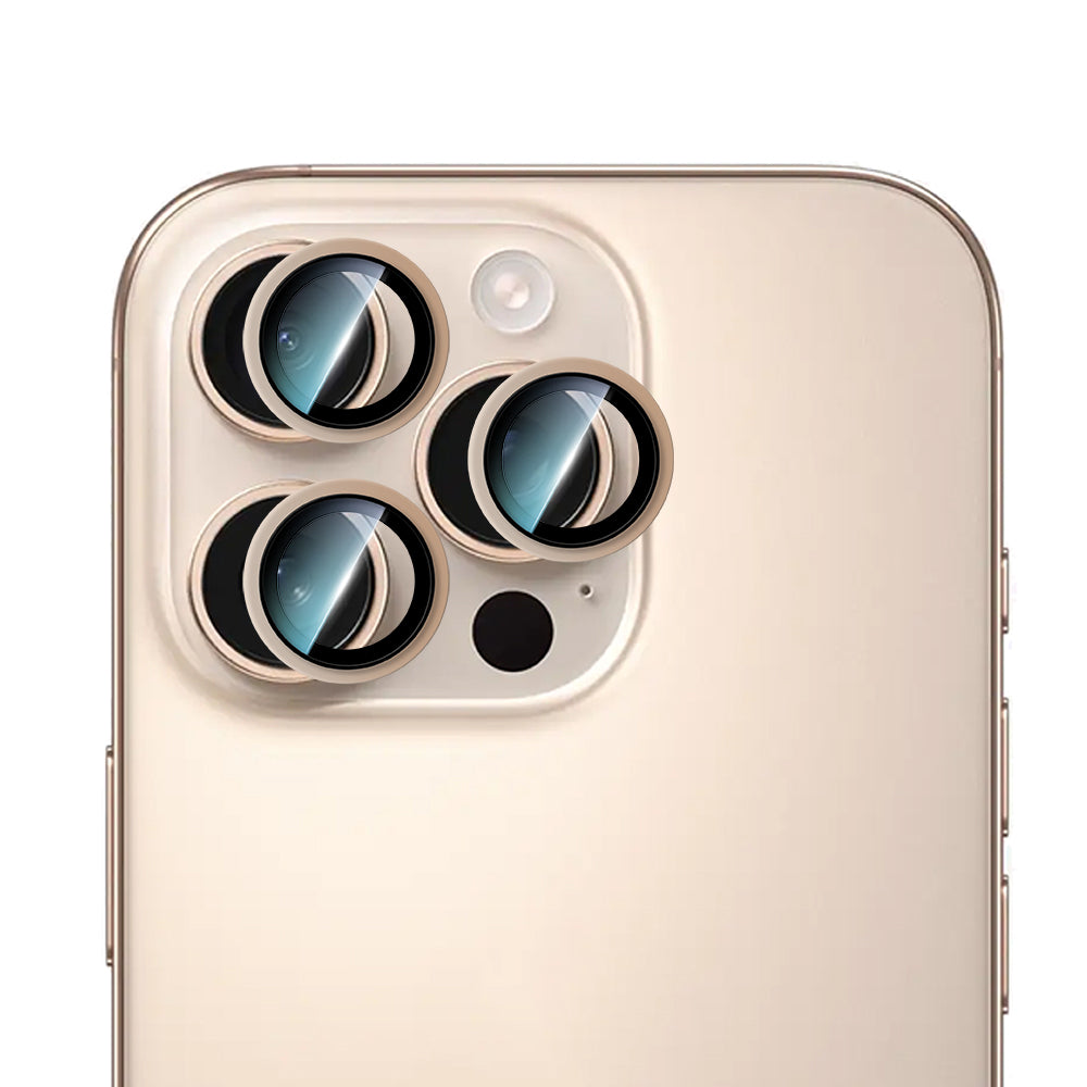 Apple iPhone 16 Pro CaseWorld Alloy Two-Color Serisi Lens Koruyucu Siyah