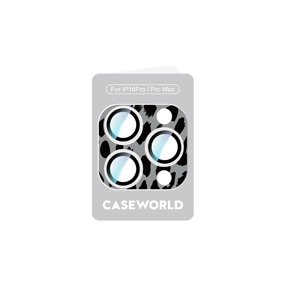 Apple iPhone 16 Pro CaseWorld Crystal Color Serisi Full Kamera Lens Koruyucu Kahverengi