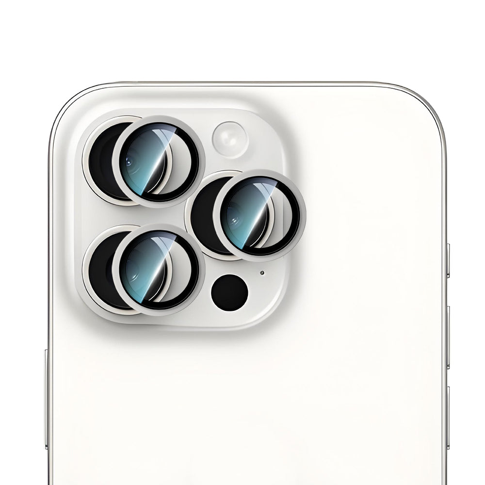 Apple iPhone 16 Pro CaseWorld Sapphire Serisi Anti Reflective Lens Koruyucu Gold