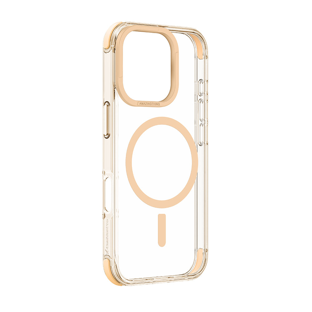 iPhone 16 Pro Kılıf Magsafe Şarj Özellikli Amazingthing Omni Serisi Kılıf Rose Gold