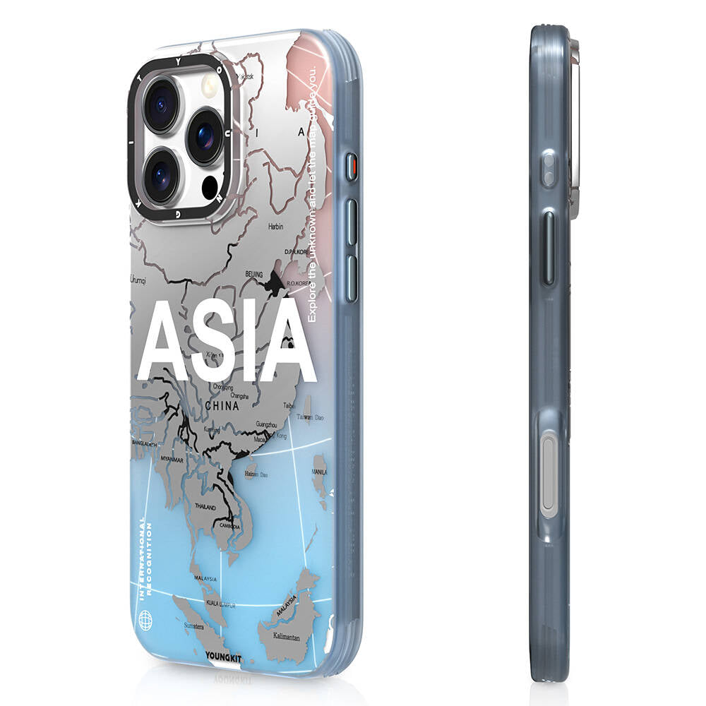 iPhone 16 Pro Kılıf Magsafe Şarj Özellikli Youngkit Universal Serisi Kılıf Beyaz