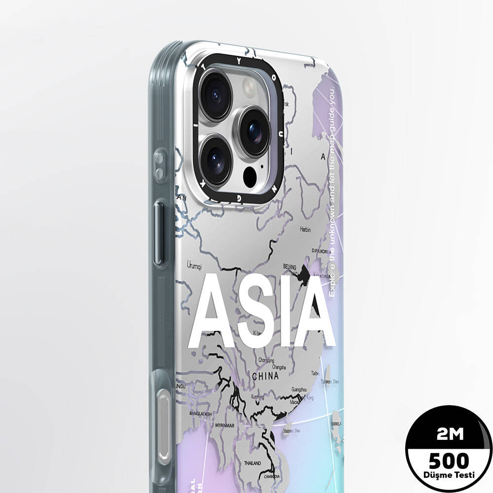 iPhone 16 Pro Kılıf Magsafe Şarj Özellikli Youngkit Universal Serisi Kılıf Beyaz