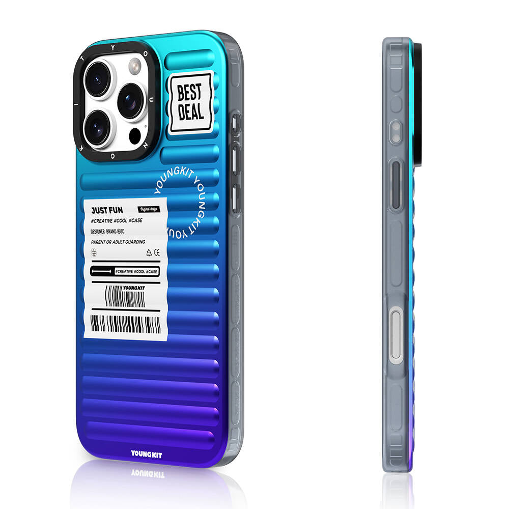 iPhone 16 Pro Kılıf YoungKit The Secret Color Serisi Kılıf Mor