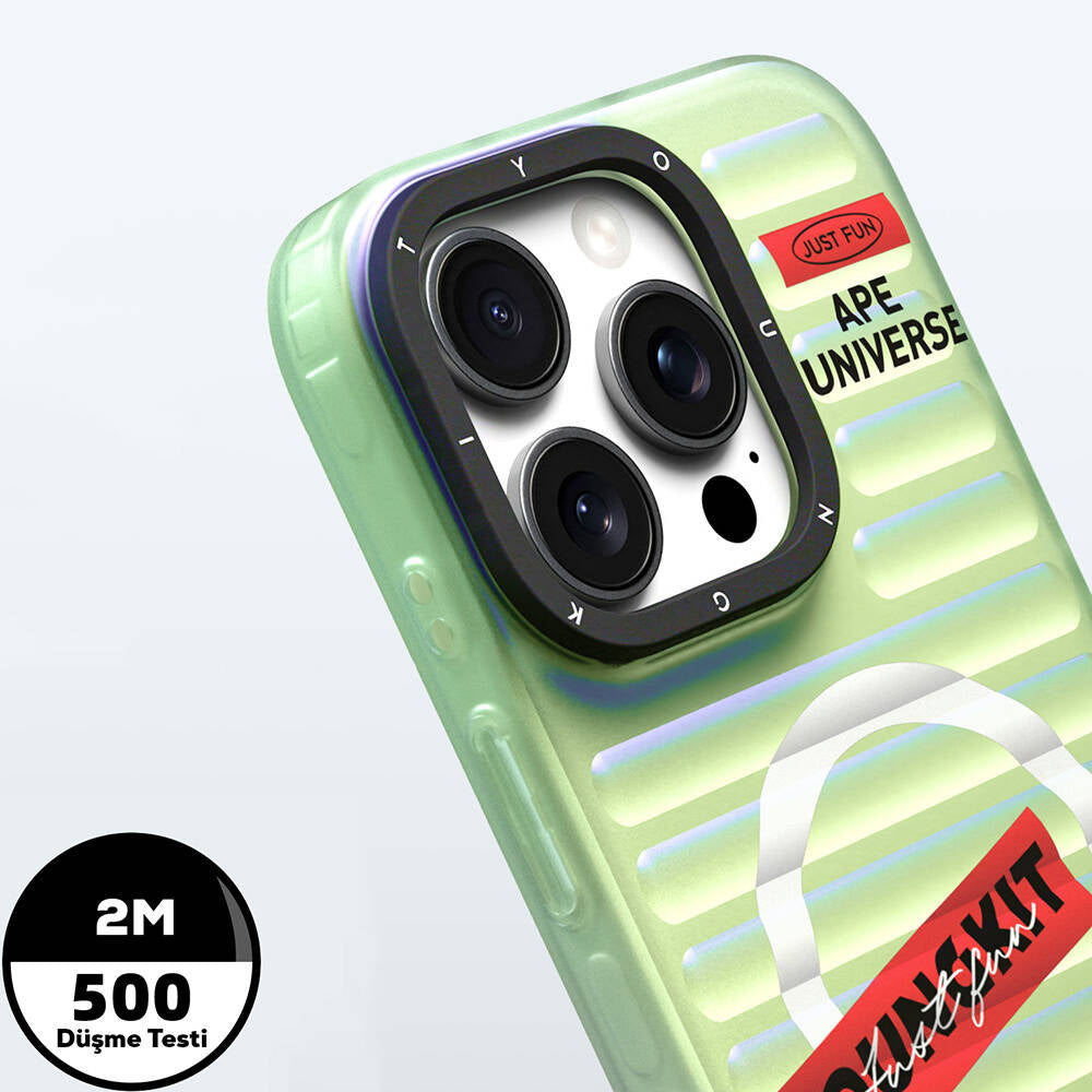 iPhone 16 Pro Magsafe Şarj Özellikli Youngkit Chameleon Serisi Kılıf Kırmızı