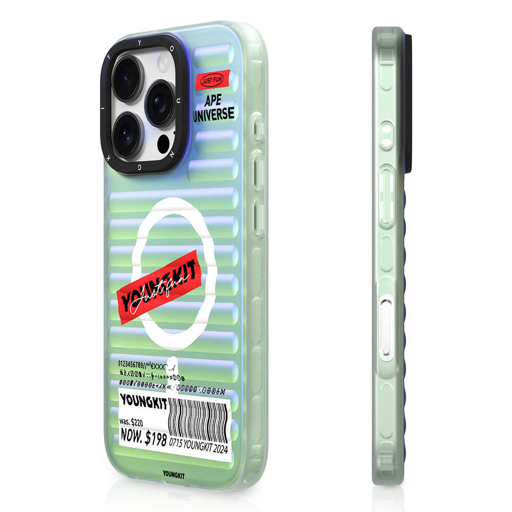 iPhone 16 Pro Magsafe Şarj Özellikli Youngkit Chameleon Serisi Kılıf Kırmızı