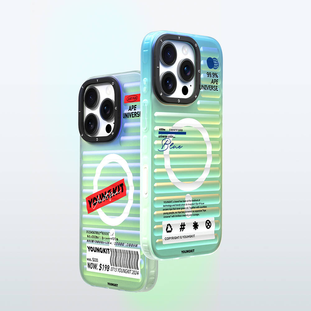 iPhone 16 Pro Magsafe Şarj Özellikli Youngkit Chameleon Serisi Kılıf Kırmızı